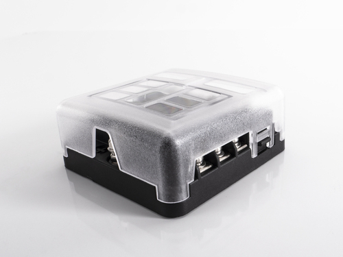 Zekeringkast 12V Carbest 6 uitgangen