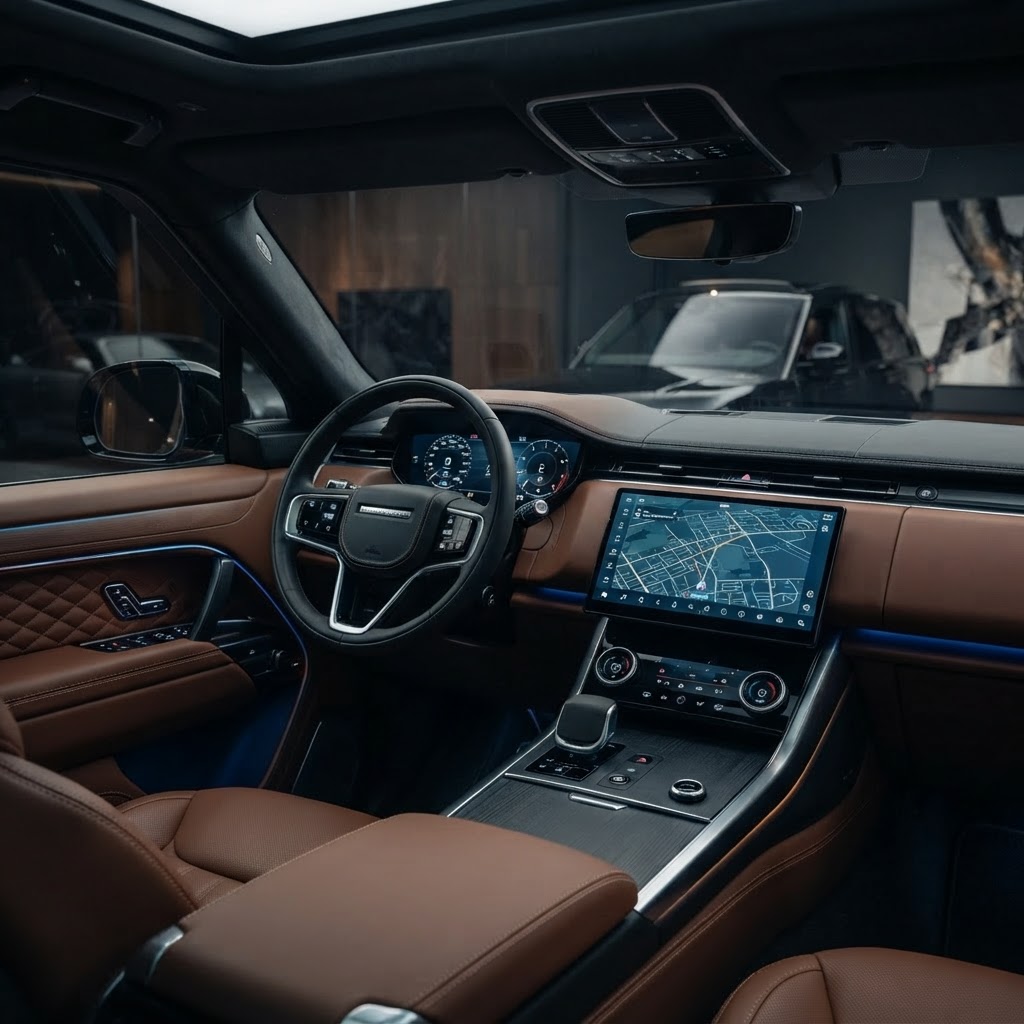 Land Rover Range Rover Sport available for luxury car rental in Bucharest – view 3