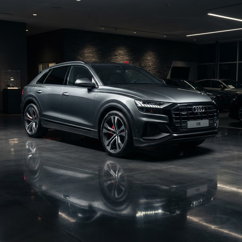 Audi Q8 disponibil pentru închiriere auto de lux în București
