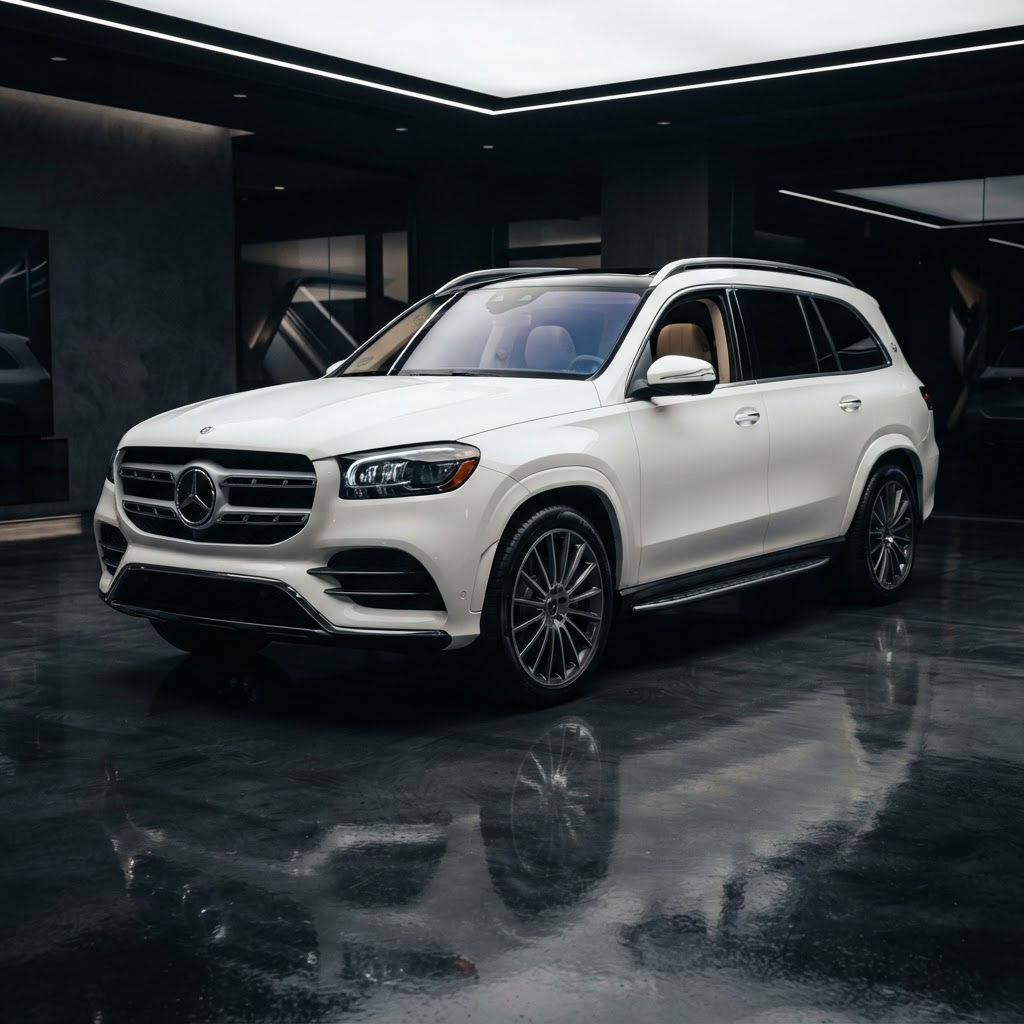 Mercedes-Benz GLS 450 disponibil pentru închiriere auto de lux în București