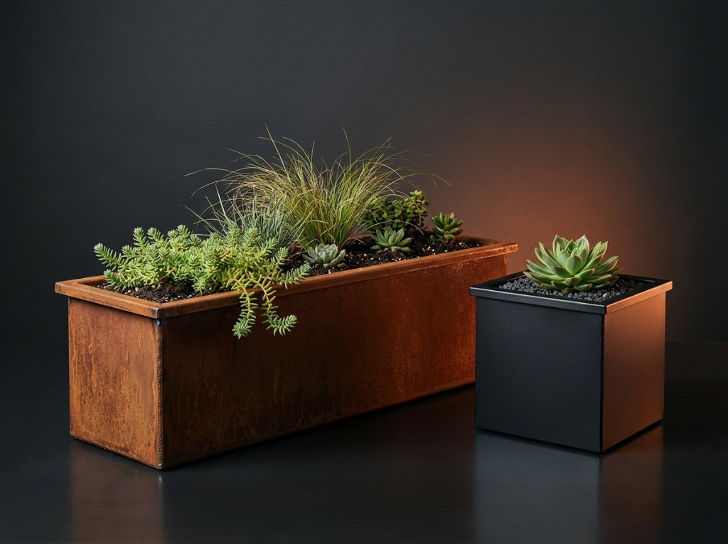 Steel Planters & Site Furnishings