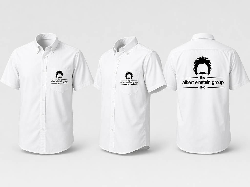 Einstein Short Sleeve Button-Up Shirt