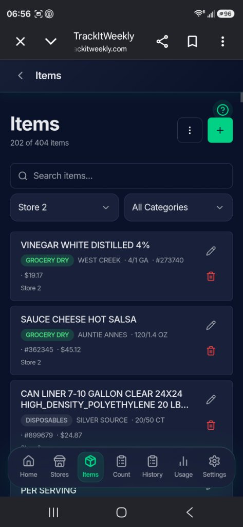 App screenshot