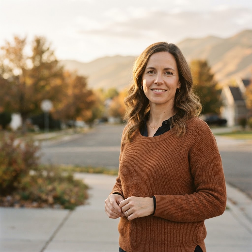A hopeful adult looking toward the next chapter