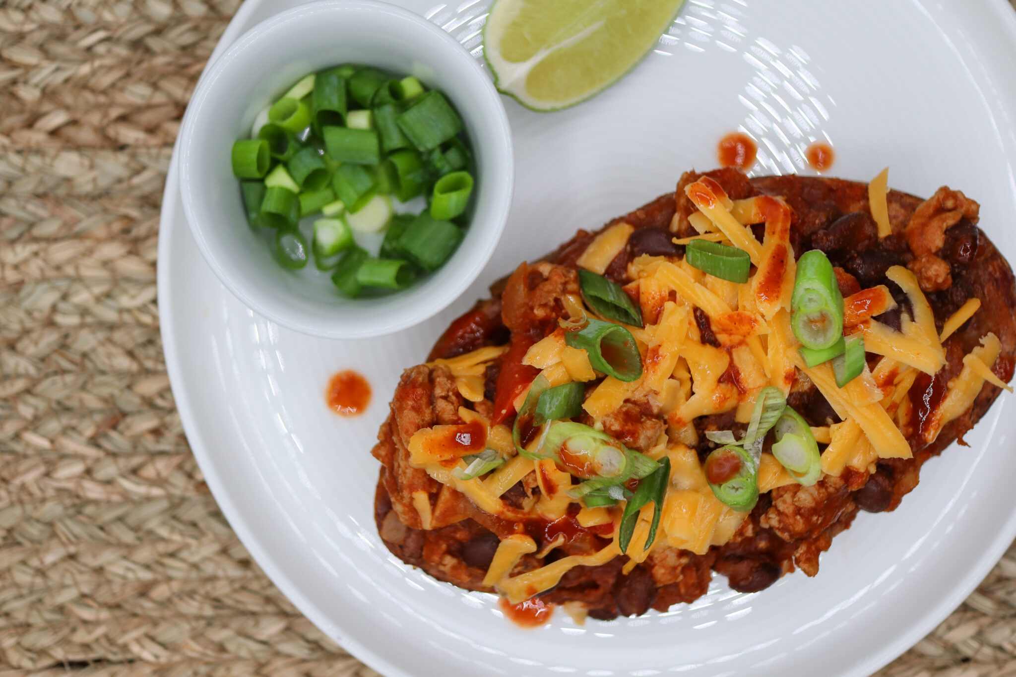 Baked Potatoes with Chili