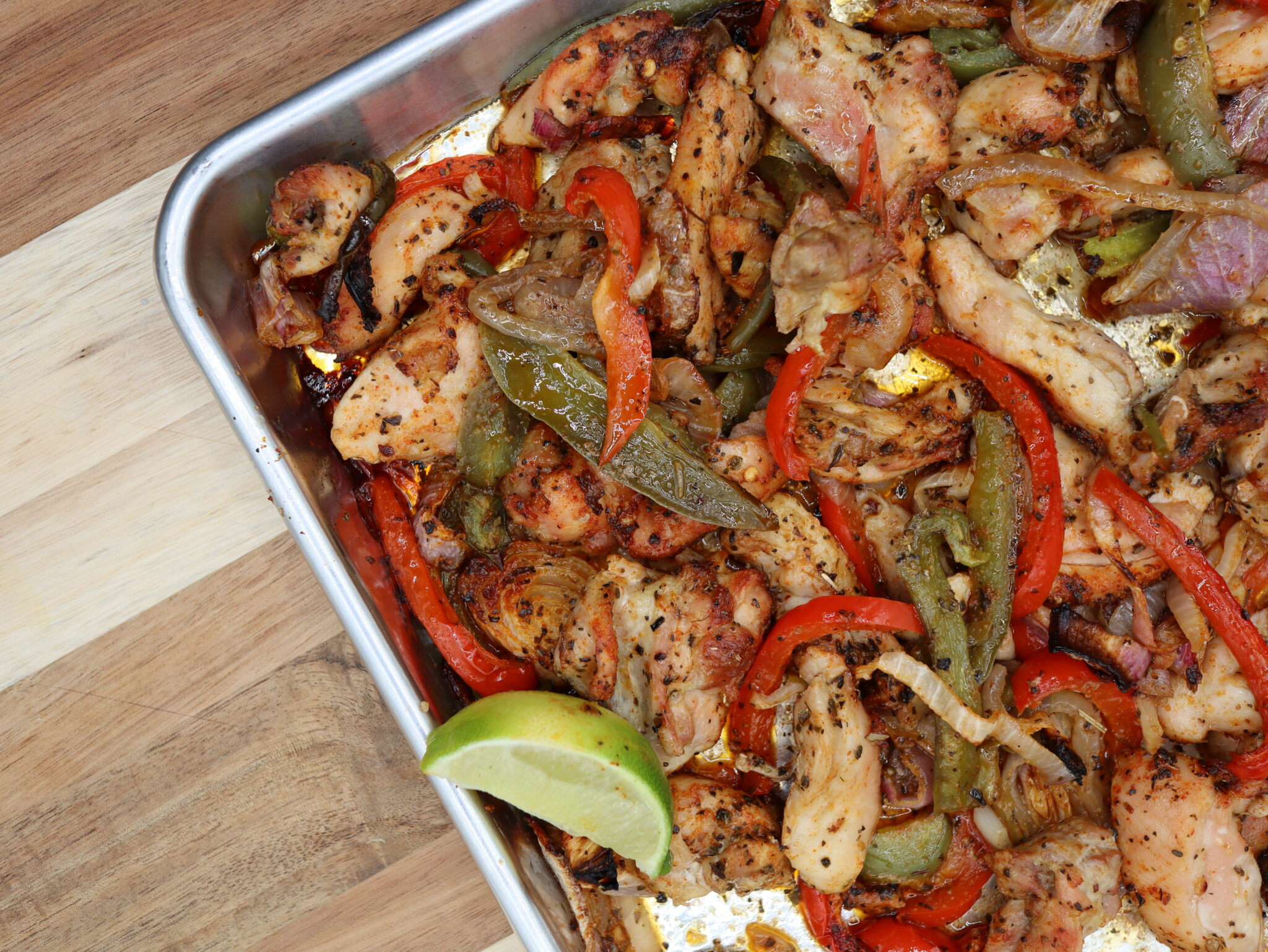 Sheet Pan Chicken Fajitas