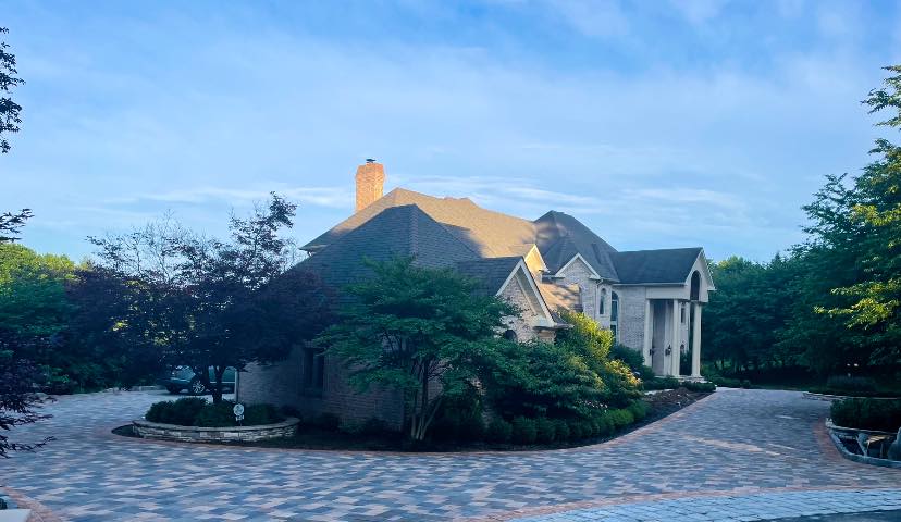 Circular Paver Driveway