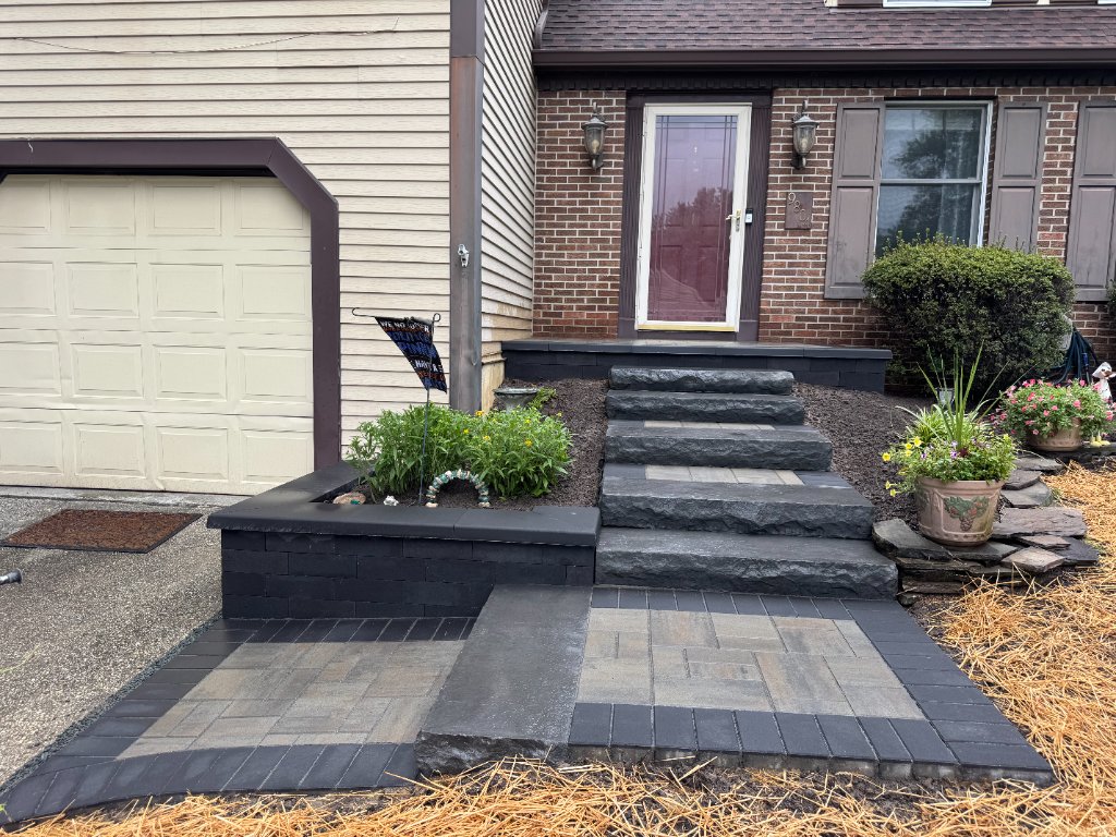 Cambridge Paver Walkway & Retaining Wall — Columbia, MD