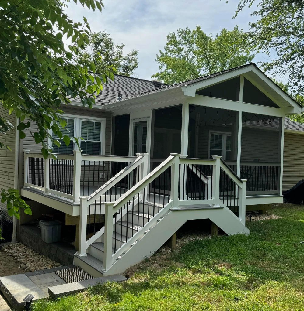 Screen Porch with Deck