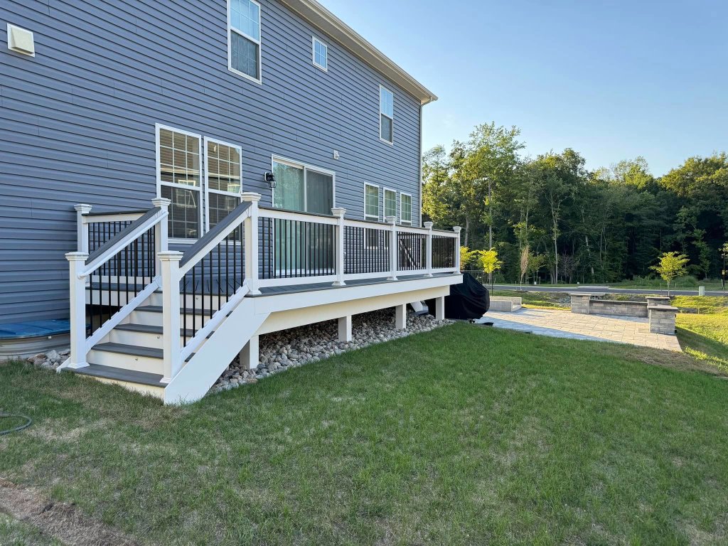Deck with Steps & Patio