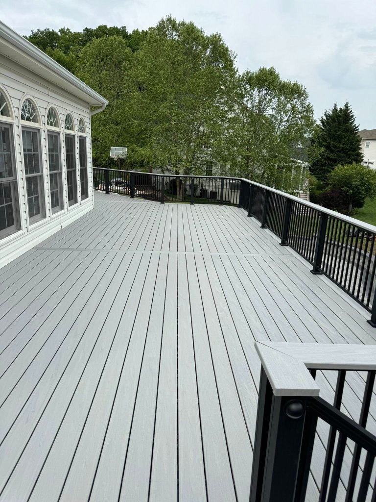 Large Gray Composite Deck