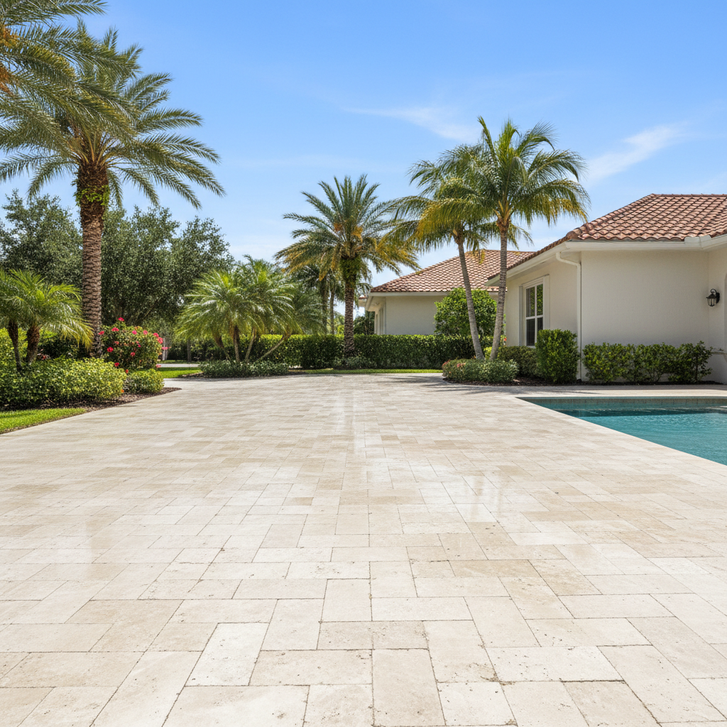 Professional pressure washing service showing quality craftsmanship