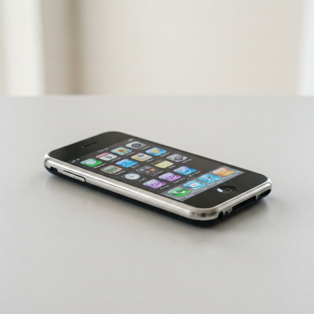 The original 2007 iPhone, the smartphone that put a supercomputer in everyone's pocket