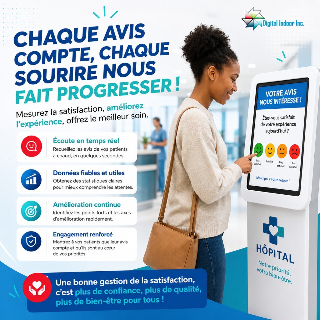 Borne de Satisfaction Hôpital