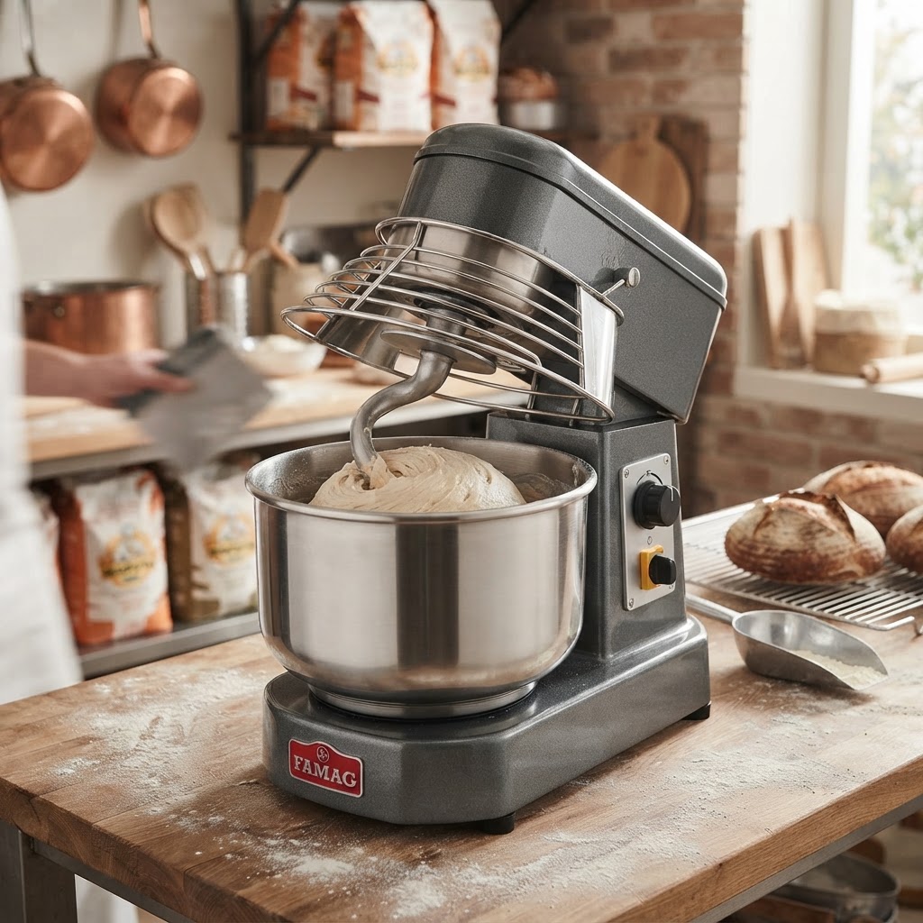Famag Spiral Mixers: Professional Italian Power for Bread & Pizza Dough