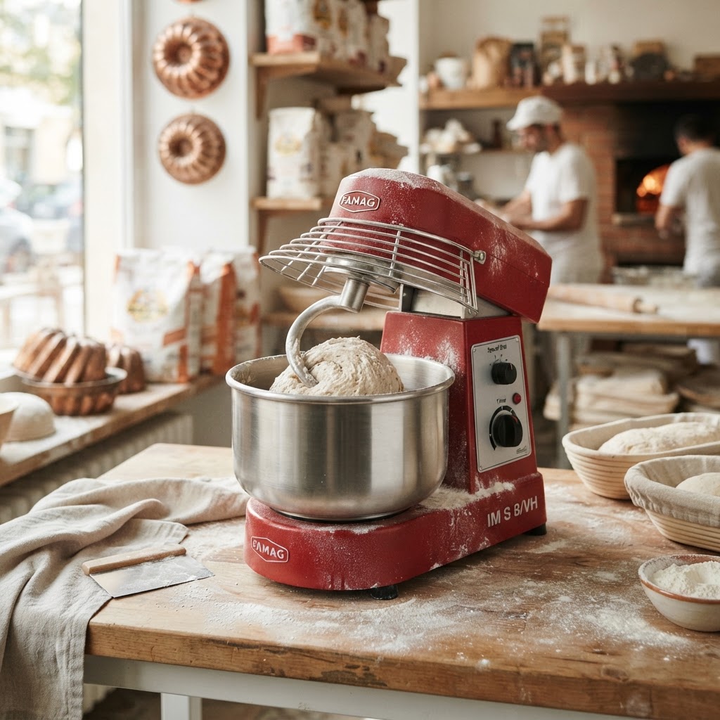 Famag Spiral Mixers: Professional Italian Power for Bread & Cake