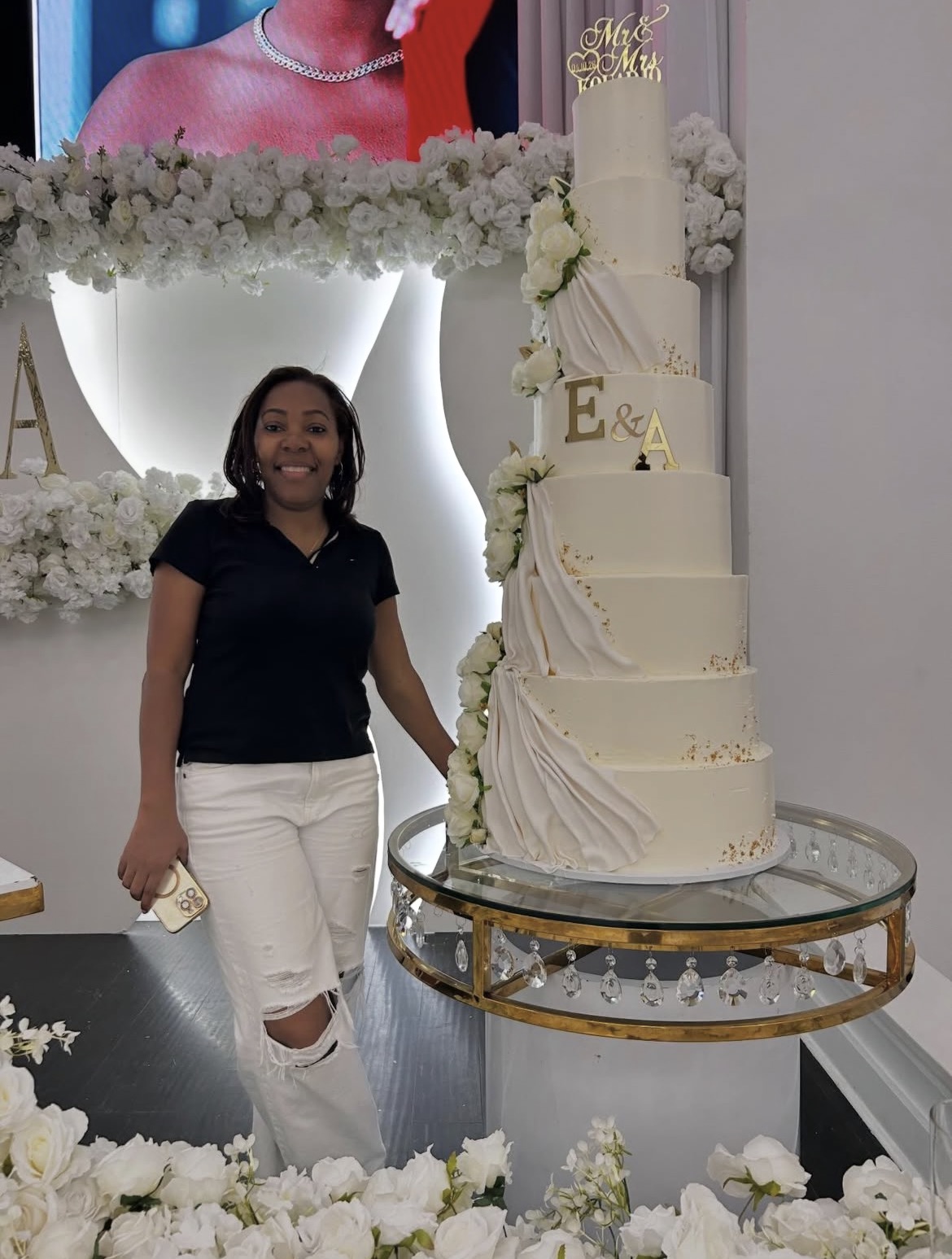 Elegant custom cake