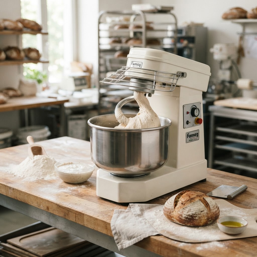 Famag Spiral Mixers: Professional Italian Power for Bread & Pizza Artisans
