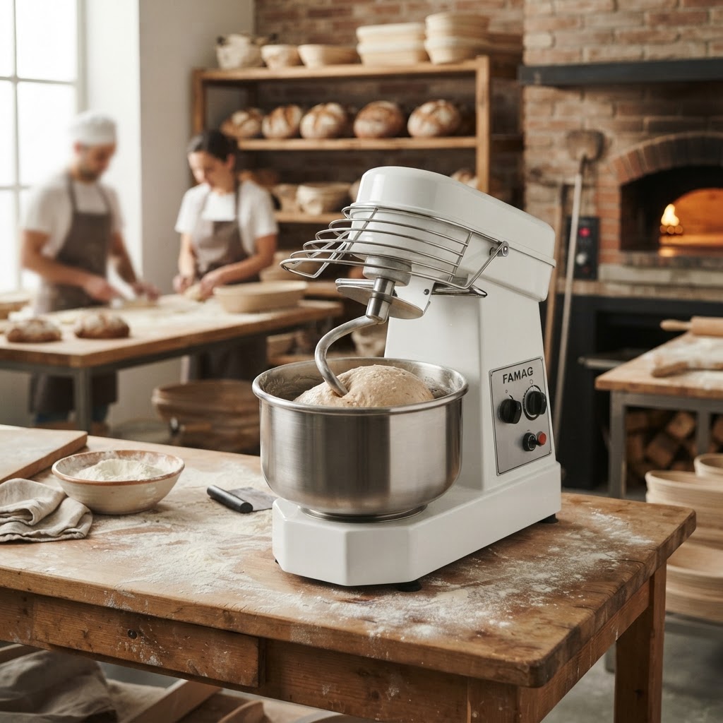 Famag Spiral Mixers: Professional Italian Power for Bread & Cake