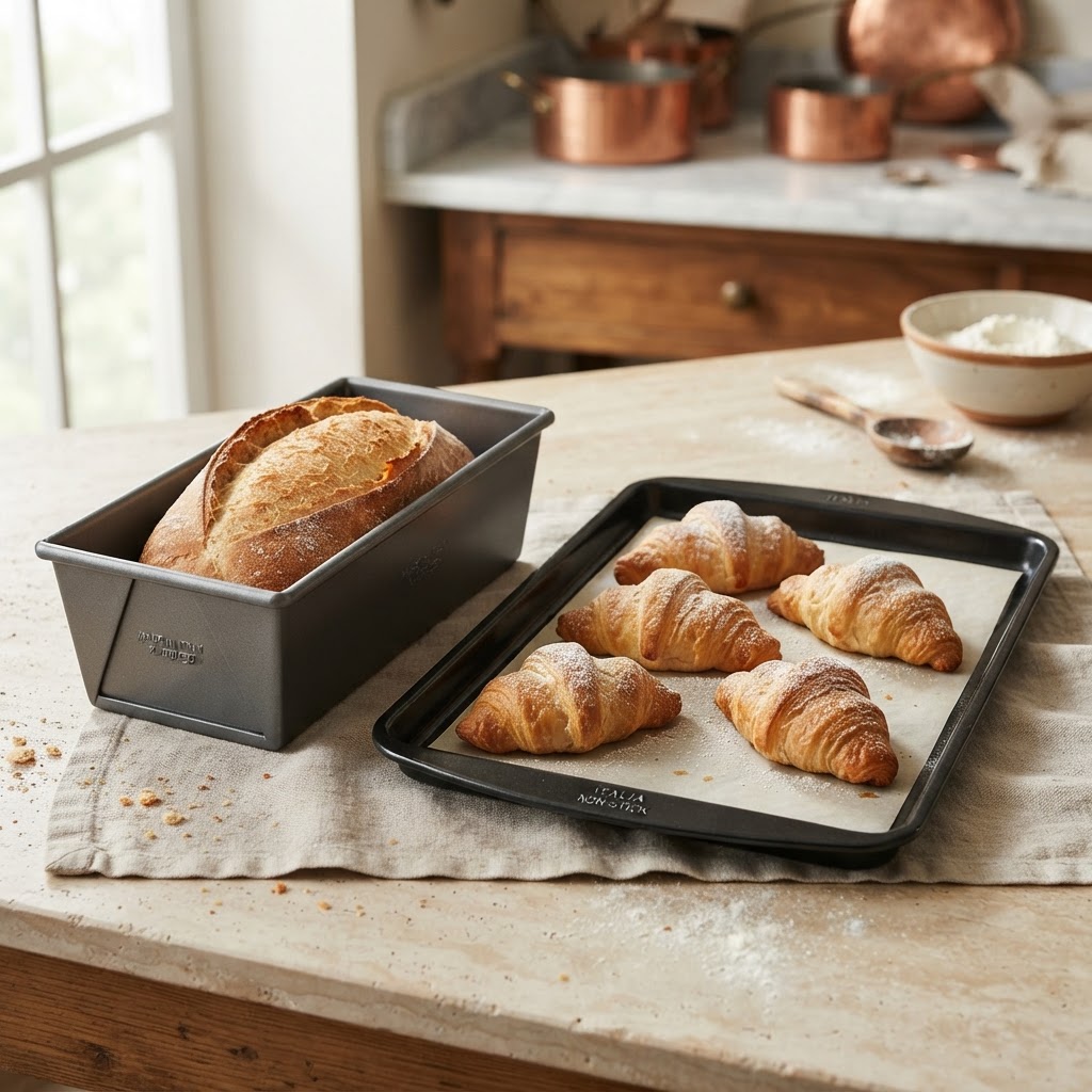 Anodized Aluminum vs. Non-Stick Steel: Italian Bakeware Materials Explained