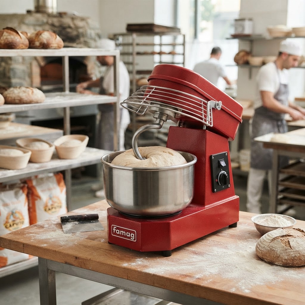 Famag Spiral Mixers: Professional Italian Power for Bread & Cake