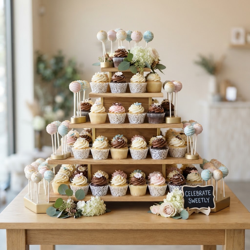 Cupcake towers & pops