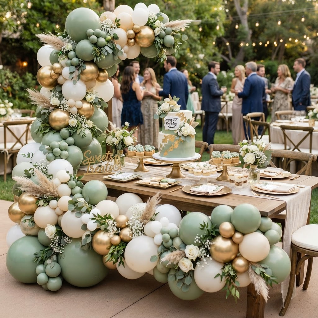Organic garlands