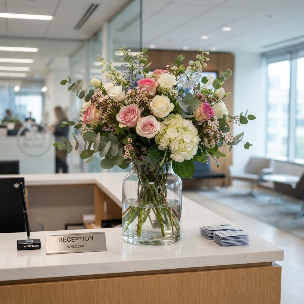 Weekly office flowers
