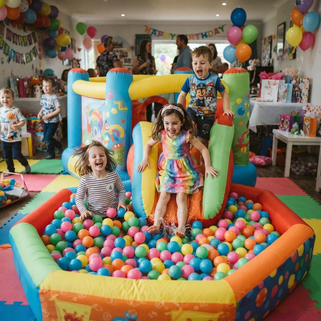 Ball pit & slide combos