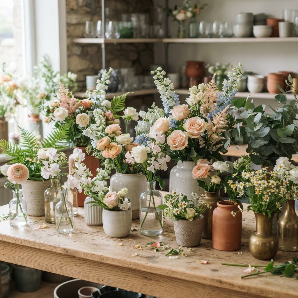 Vases & vessel hire