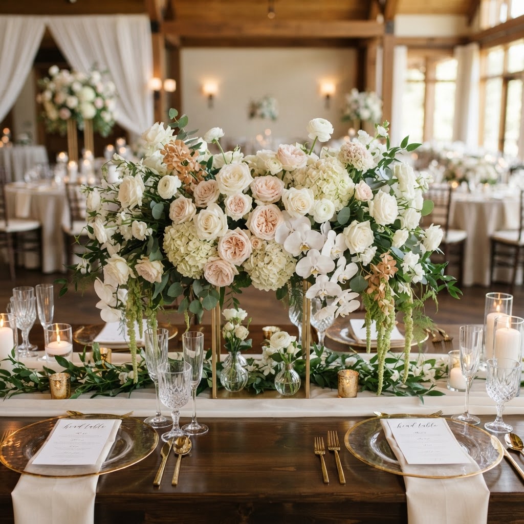 Head-table flowers