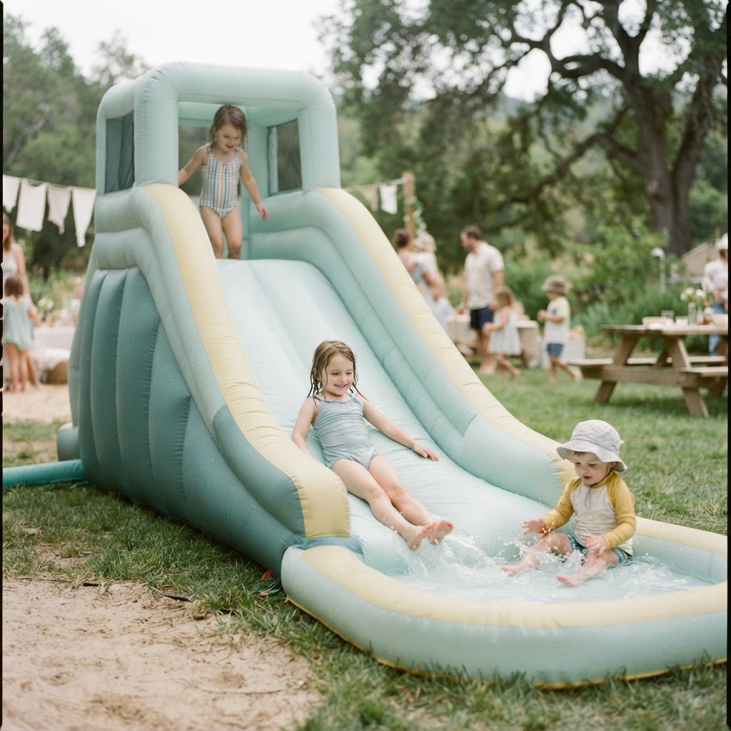 Water slides & wet play