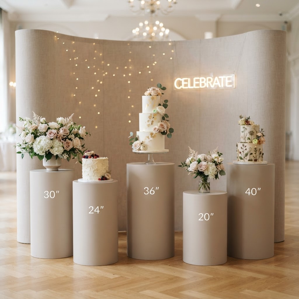 Backdrop & plinth setups