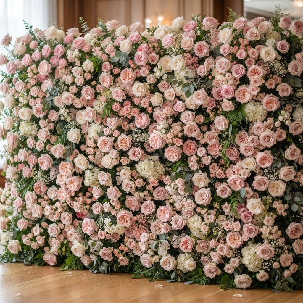 Floral rose walls