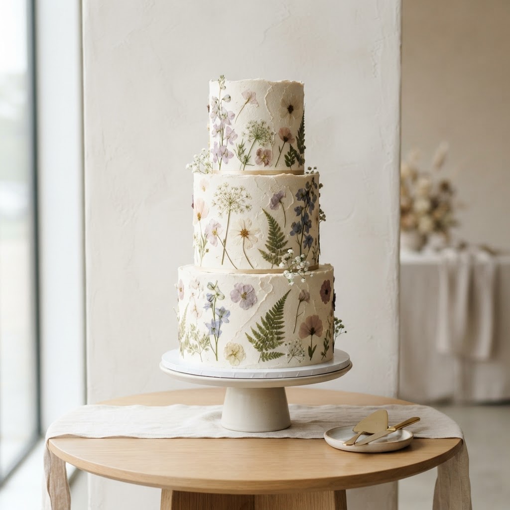 Textured & floral