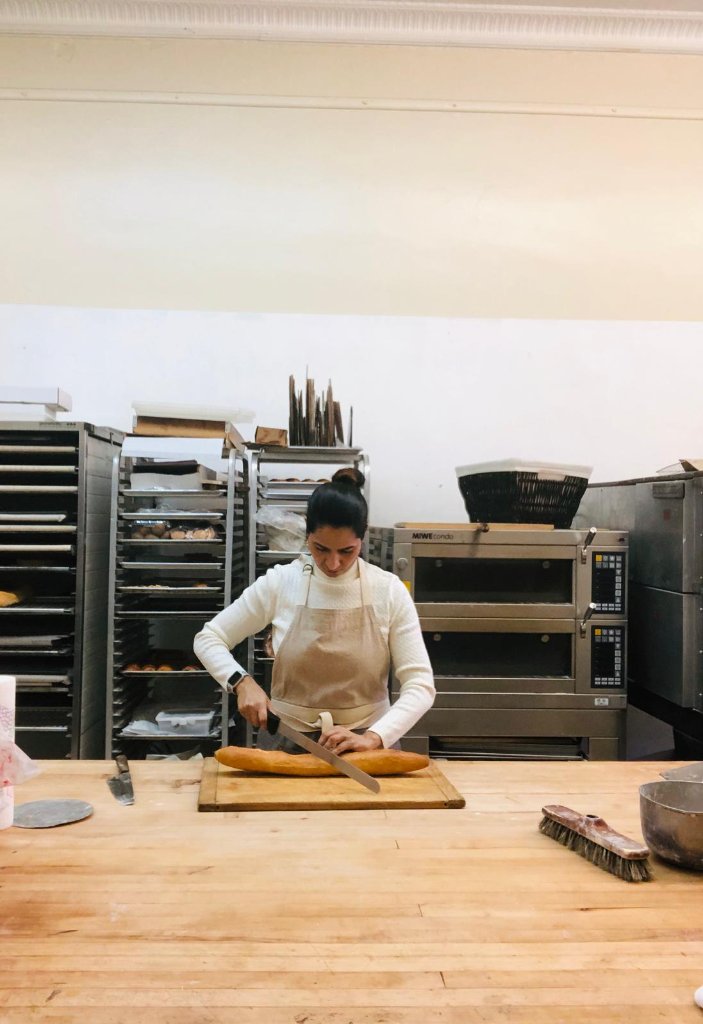 Anu in the bakery