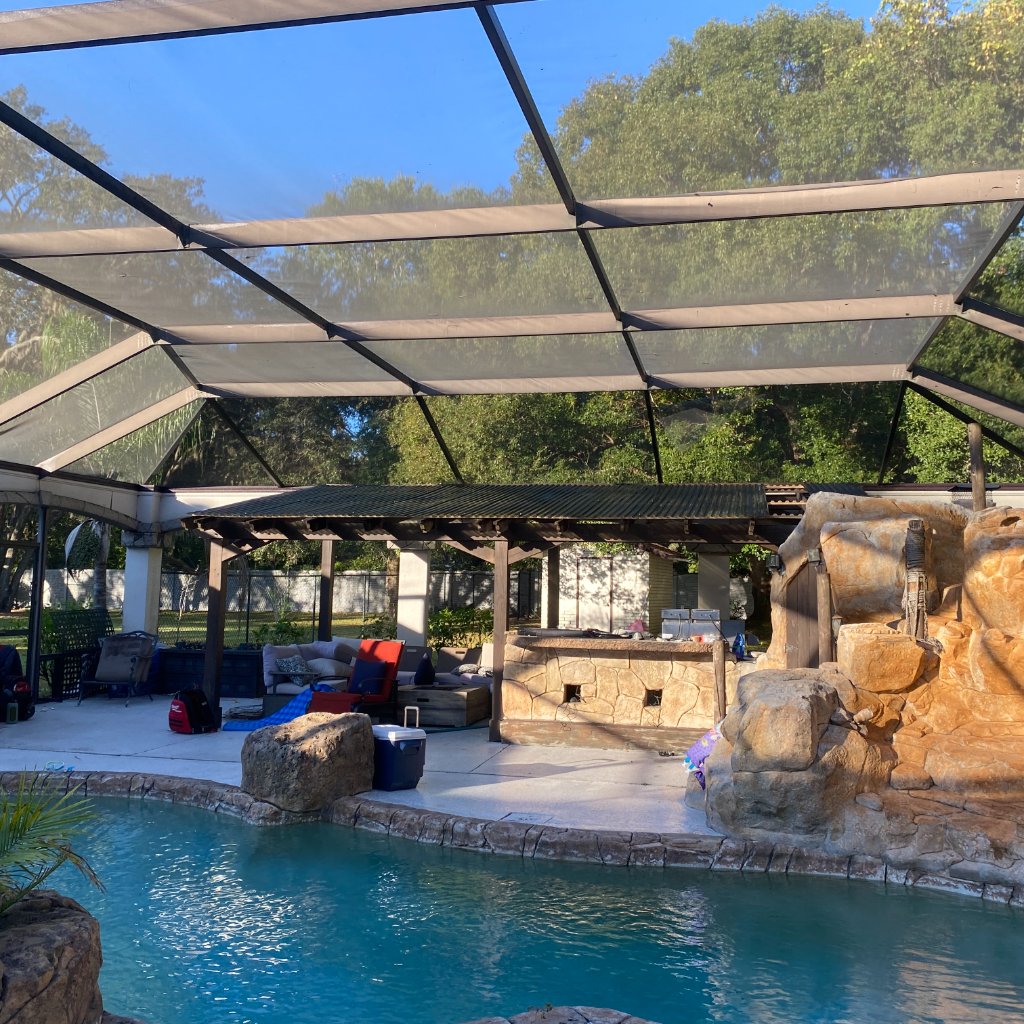 Screen Repair Quotes — Screen repair in pool cage