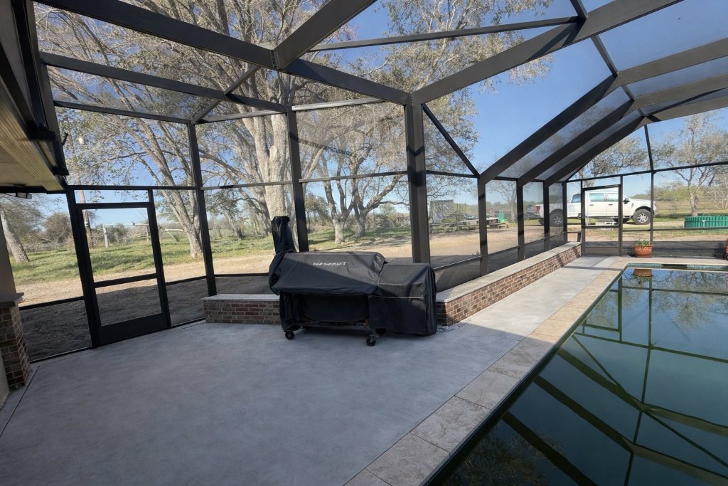 Screen Repair Quotes — Pool cage screen repair