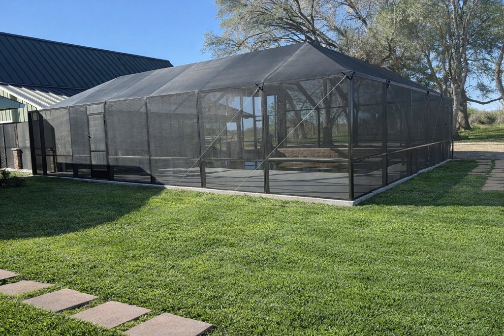 Screen Repair Quotes — Screen enclosure exterior