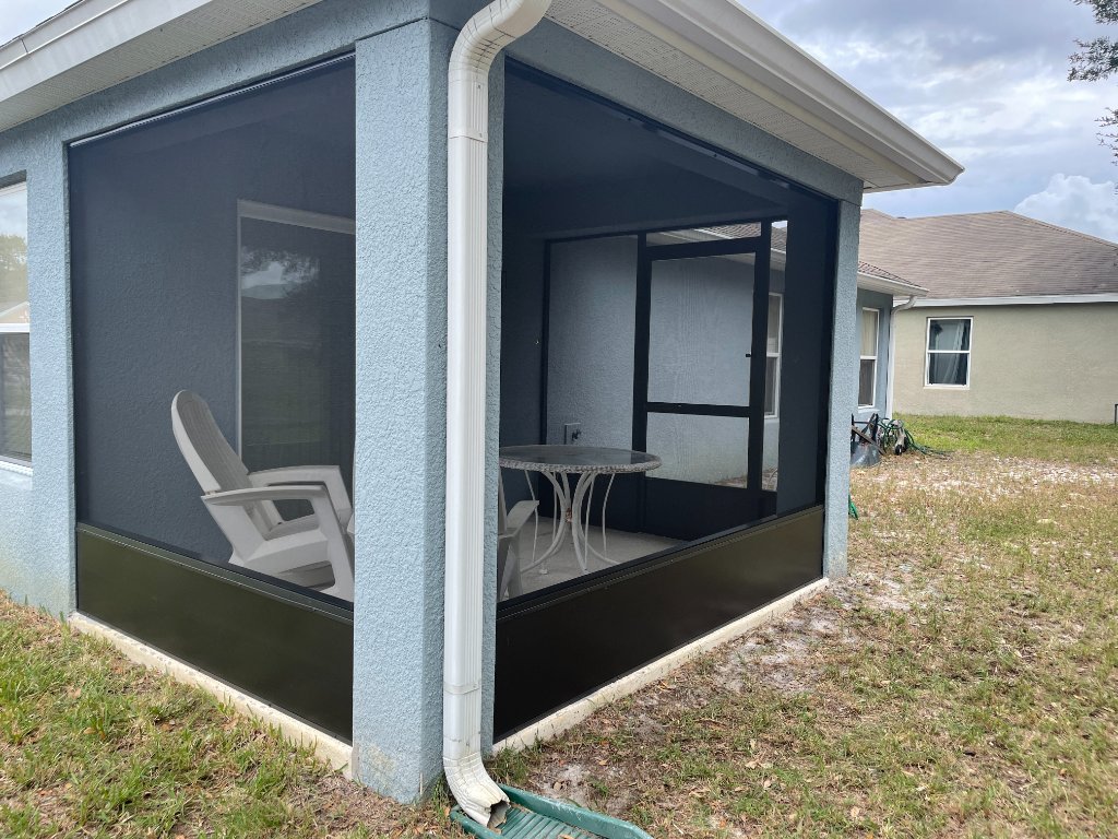 Screen Repair Quotes — Screened porch