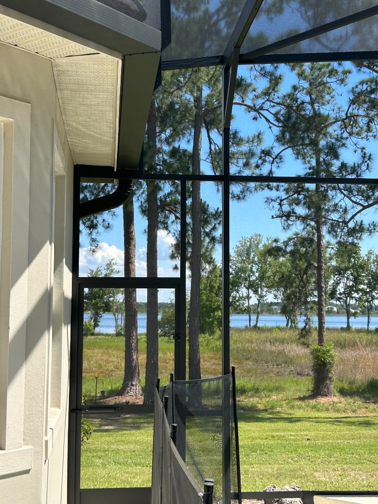 Screen Repair Quotes — Screen enclosure wall panels