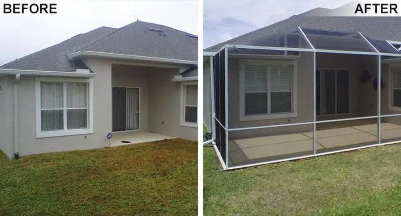 Screen Repair Quotes — before and after screen repair