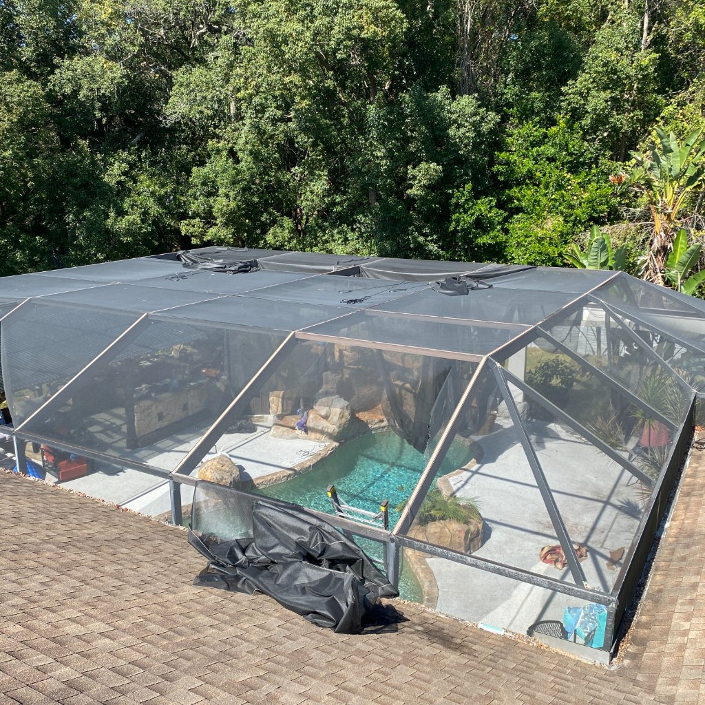 Screen Repair Quotes — Deltona screen repair in roof