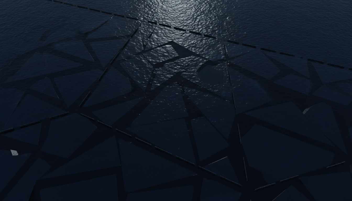 Waterborne security barriers concept