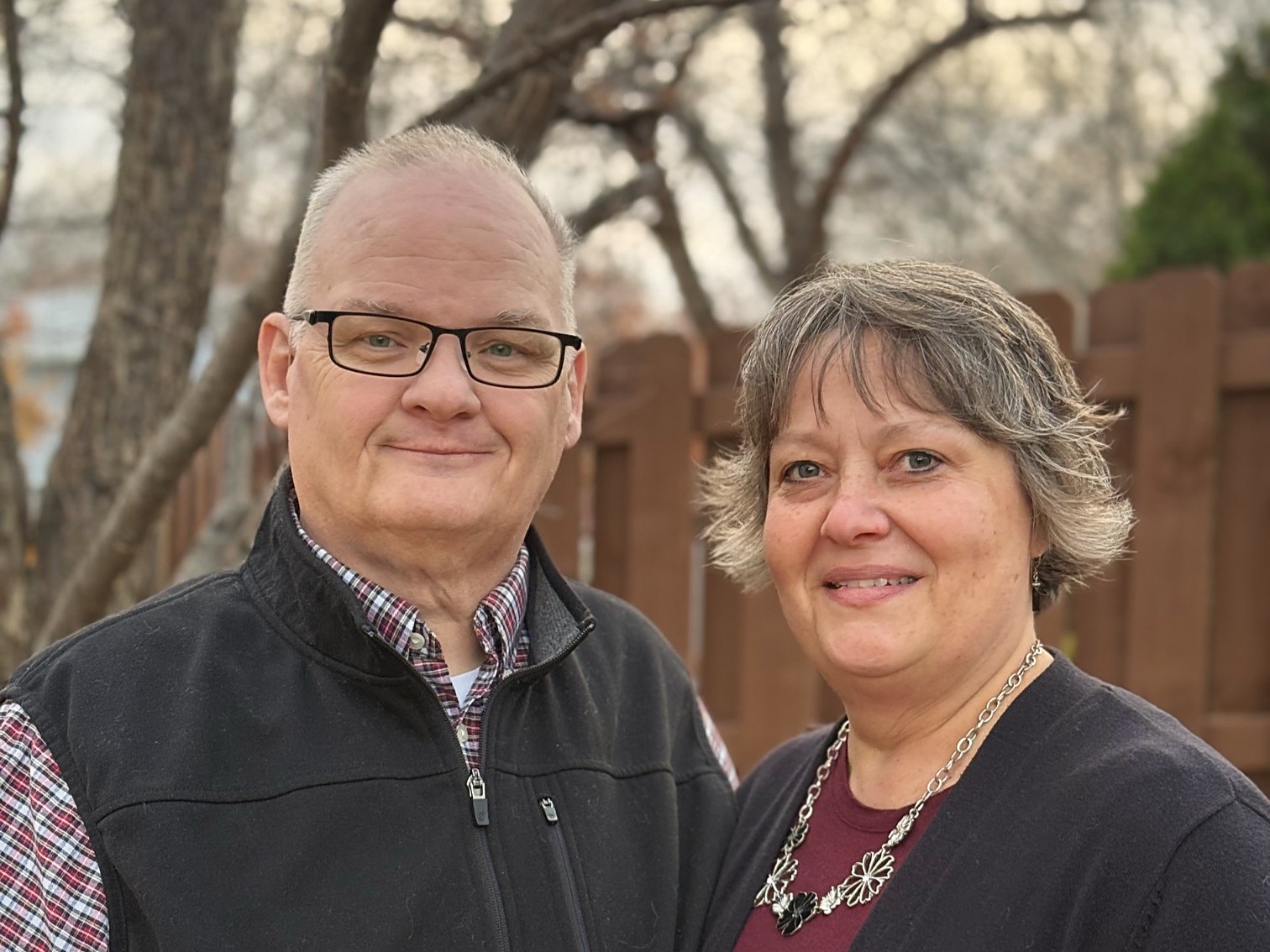 Pastor Mike Lundahl and his wife