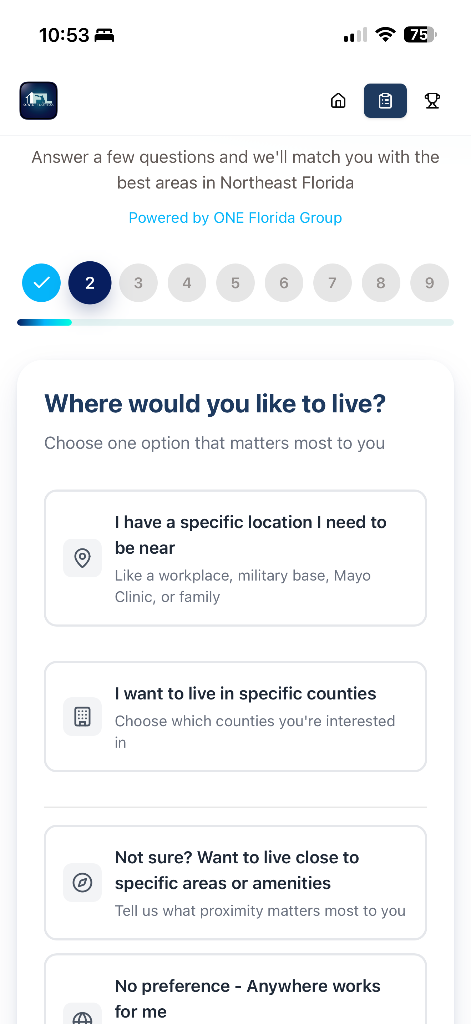 Location preferences