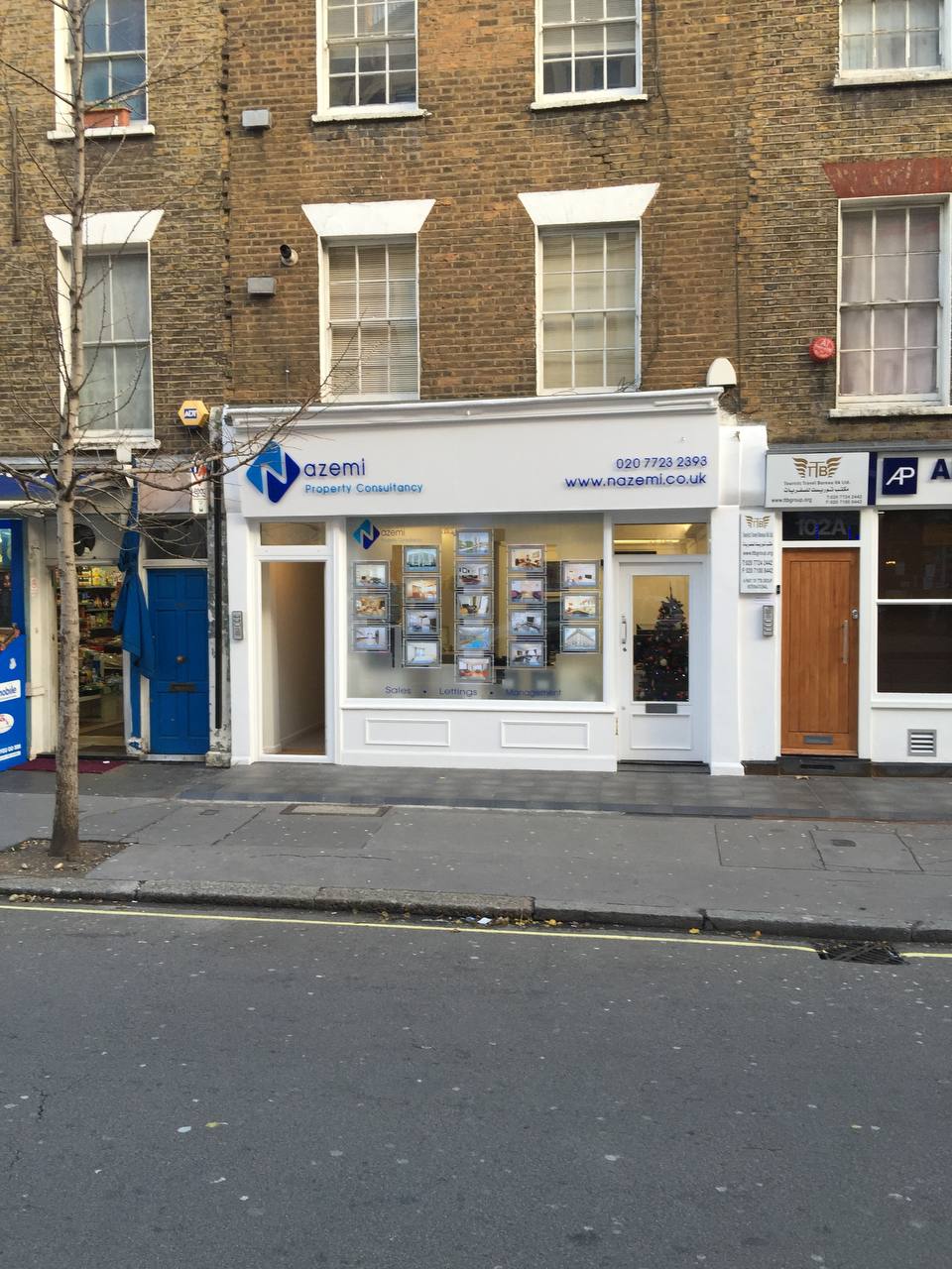 104 Seymour Place — NPC shopfront after fit-out