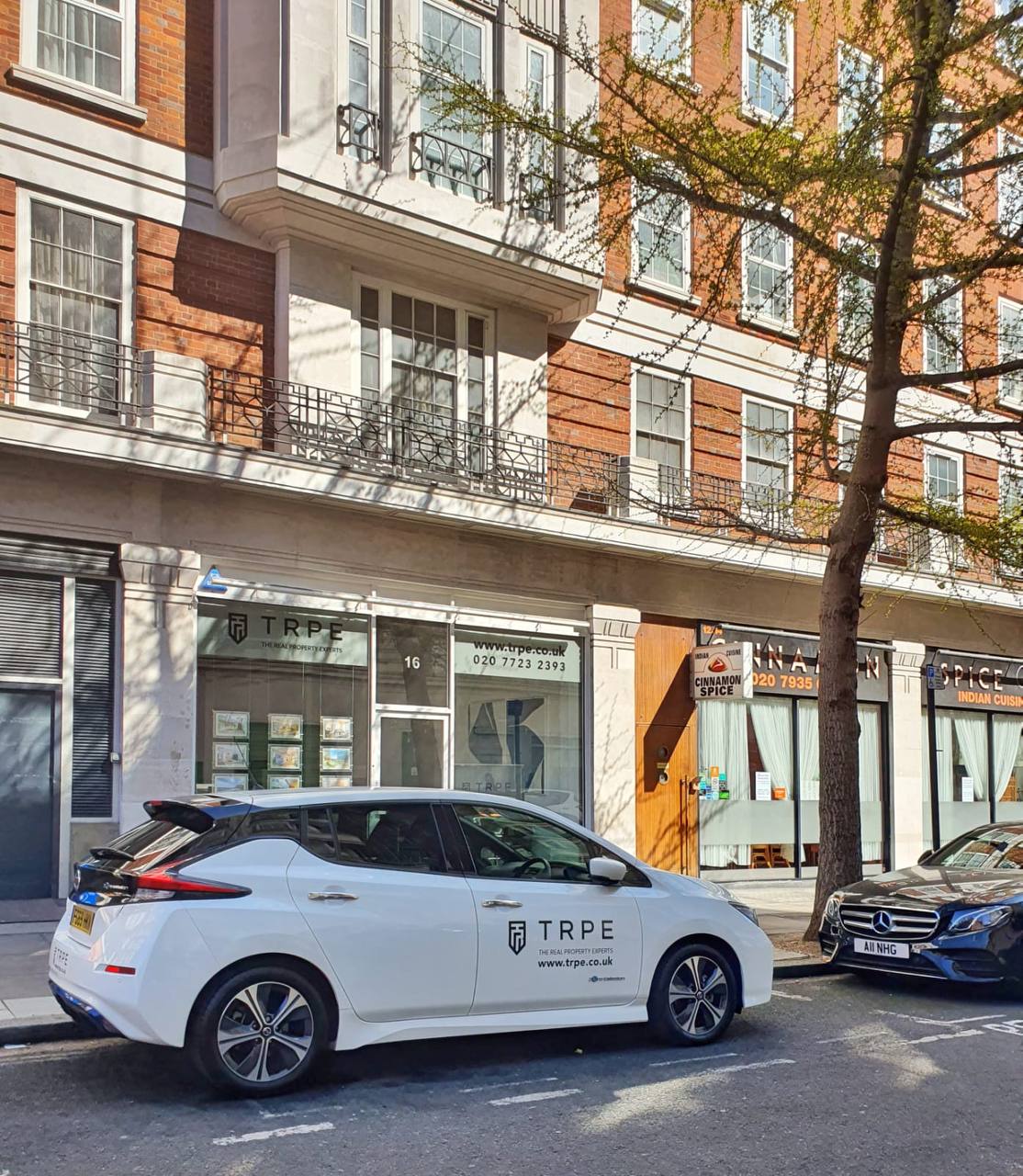 TRPE London office exterior — Gloucester Place, Marylebone