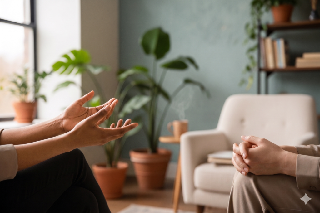 Intensive therapy session — concentrated, focused counseling for accelerated healing
