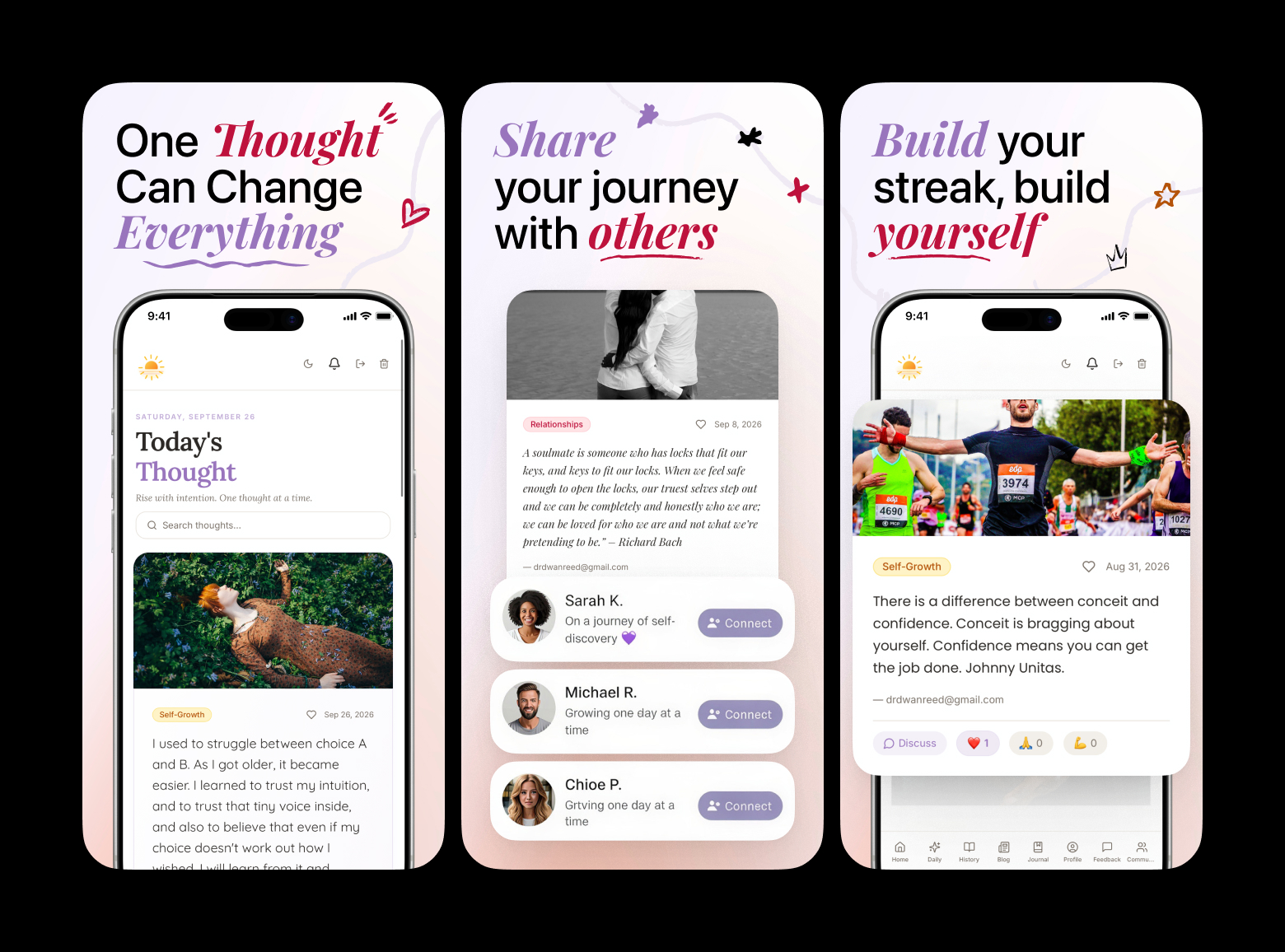 Preview of the Rise Worthy app on iPhone